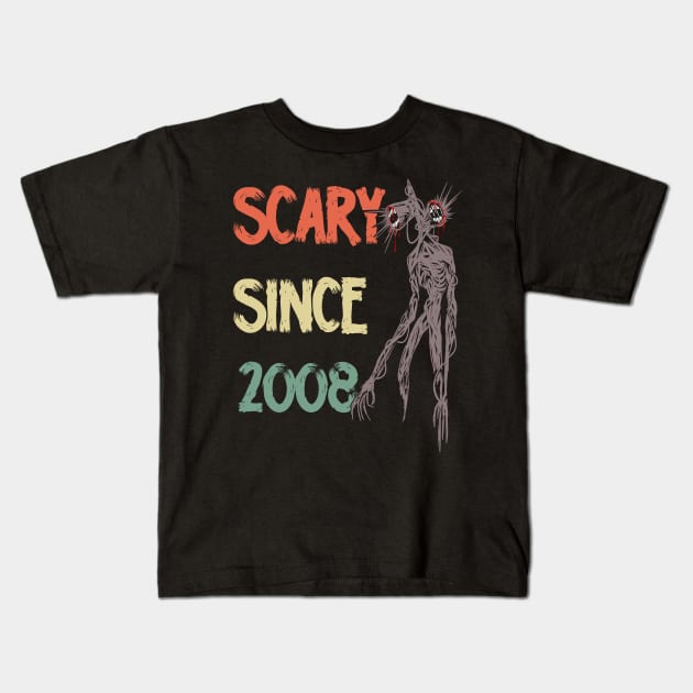 Scary since 2008 siren head Kids T-Shirt by opippi